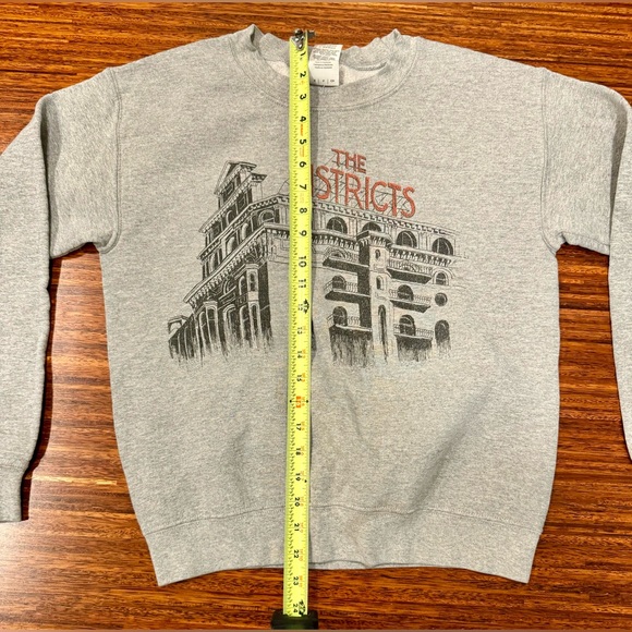 The Districts indie rock band merch crewneck sweatshirt Gildan gray size small - Picture 3 of 5